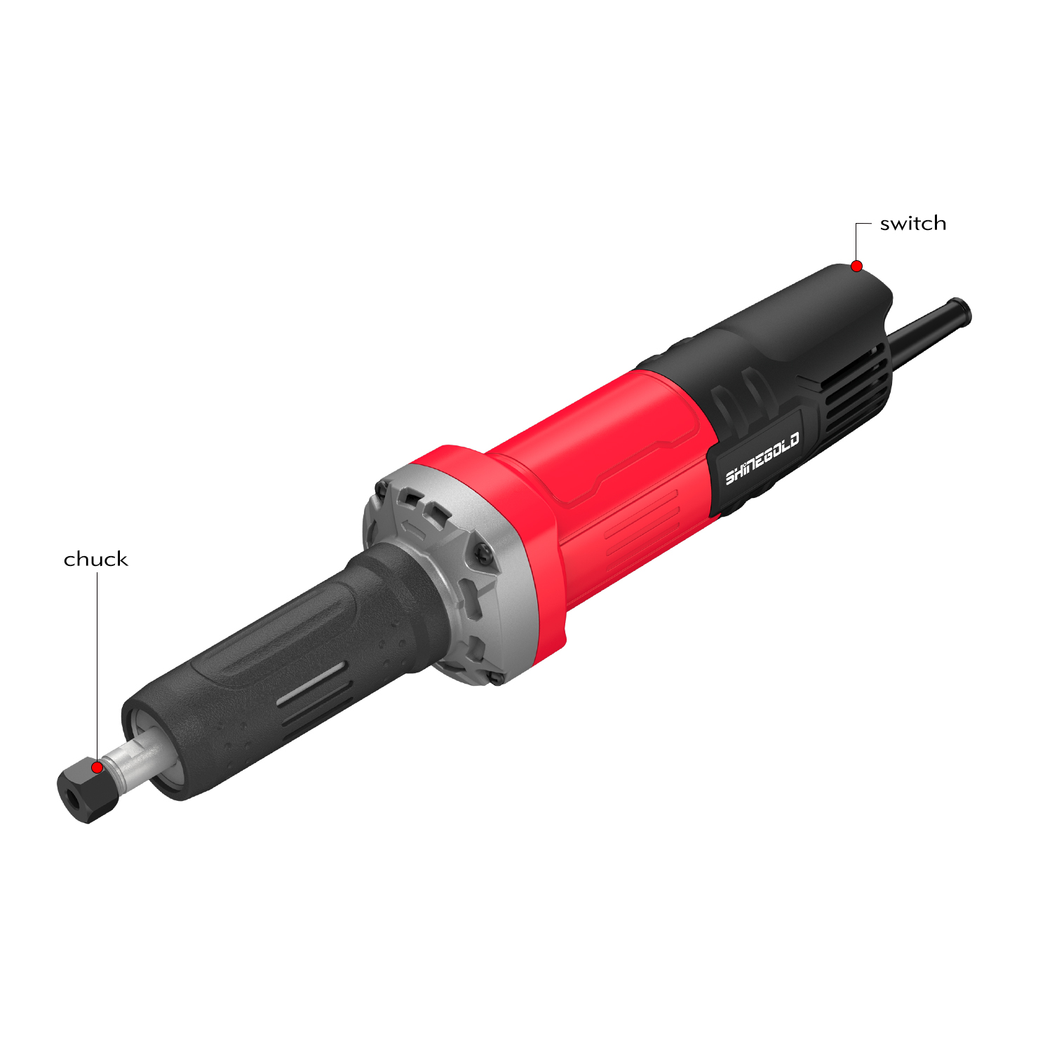 Mini amoladora eléctrica portátil enchufable para herramientas eléctricas 